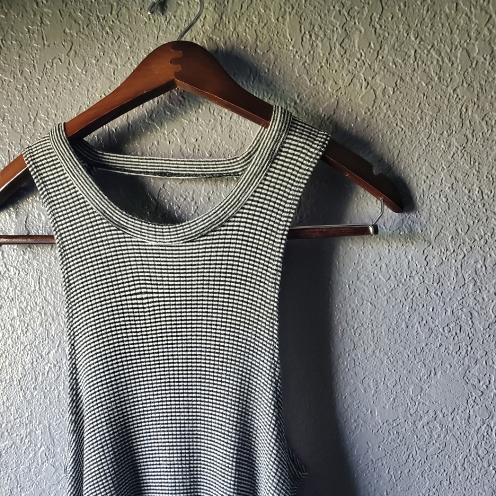 el bloom black and white jersey knit dress